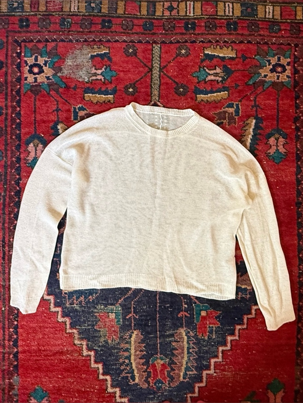 ARTS & SCIENCE Back Line Sweater - Linen - White - Size 1 - $1000